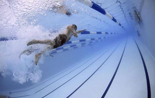 Olympic pool race puzzle