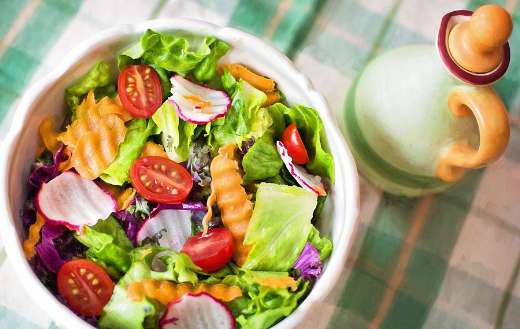Fresh veggies salad