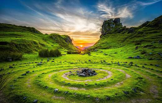 Cult stone circles mystery