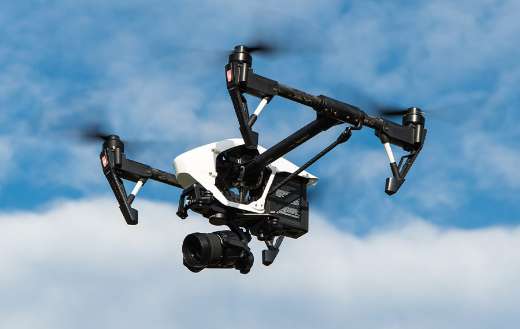 Camera drone flying puzzle