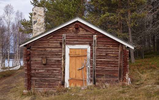 Cabin forest coast
