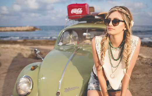 Woman fashion model