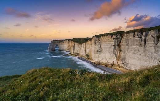 Coast sea cliff