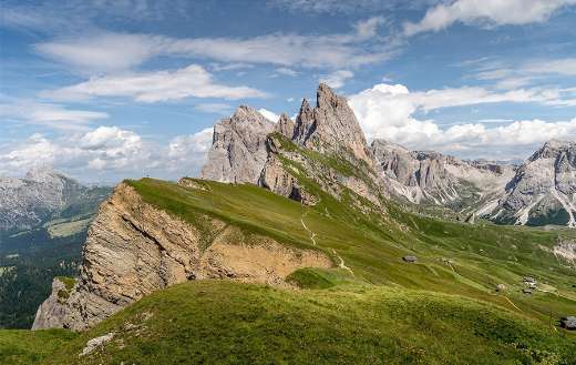 Landscape mountains peak summit online
