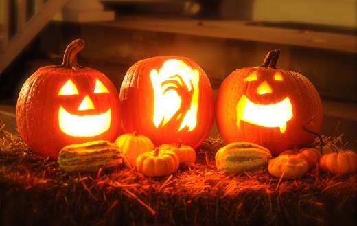 October autumn orange pumpkin halloween