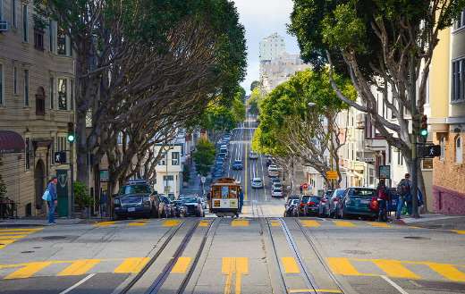View of city street puzzle