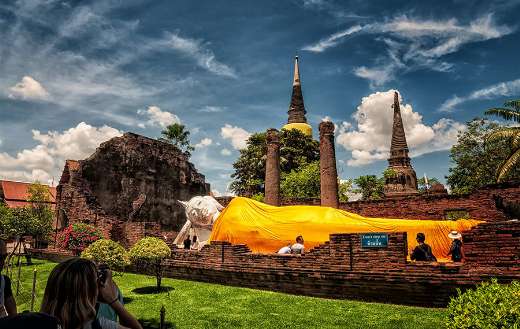 Wat yai chai mongkhon Thailand puzzle