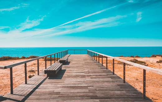 Beach boardwalk