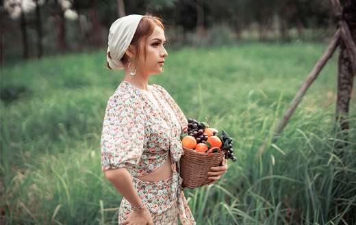Woman in nature
