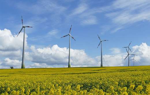 Wind power landscape puzzle