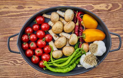 Casserole vegetables dish
