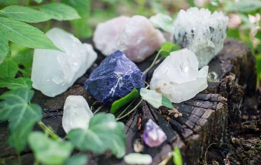 Healing crystals puzzle
