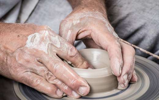 Clay pottery puzzle