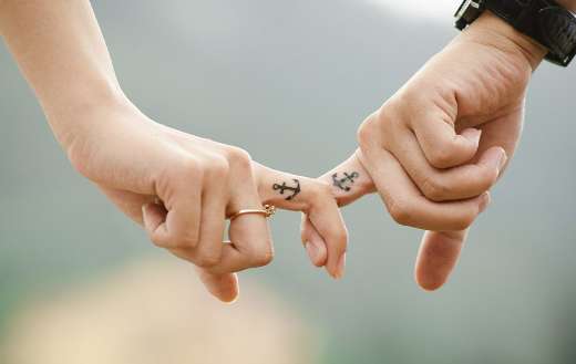 Love sign for lovers puzzle