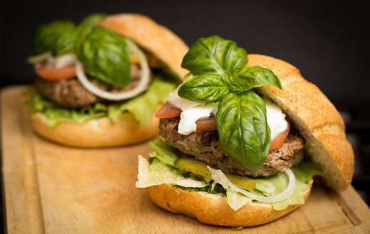 Hamburger snack gourmet puzzle