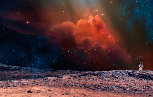Space scene puzzle