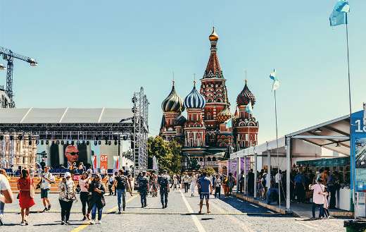 St. Basil cathedral in Moscow