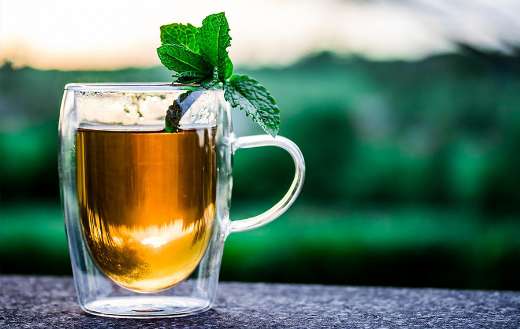 Peppermint tea drink puzzle