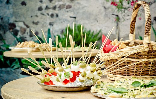 Skewers food party puzzle