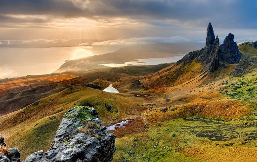 Mountain landscape puzzle