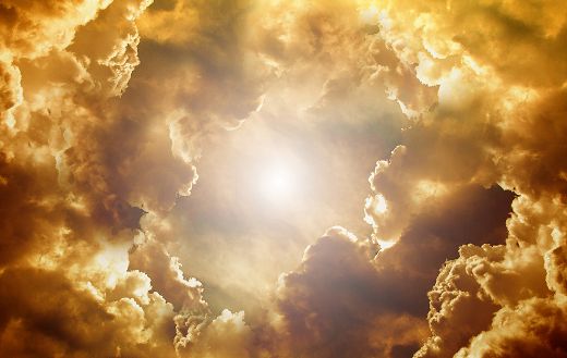 Heaven clouds shape