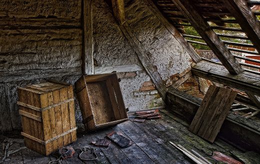 Ruin decay lumber