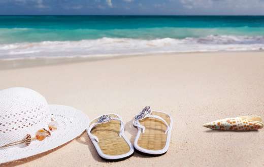 Caribbean beach coast summer