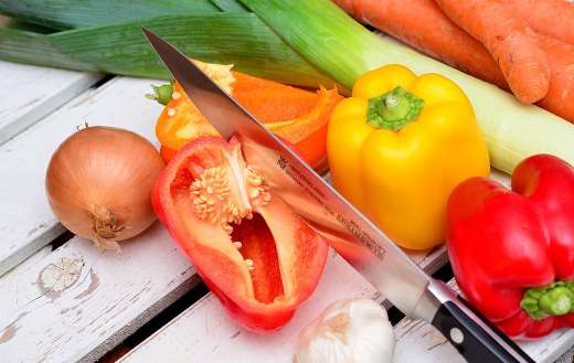Slicing vegetables puzzle