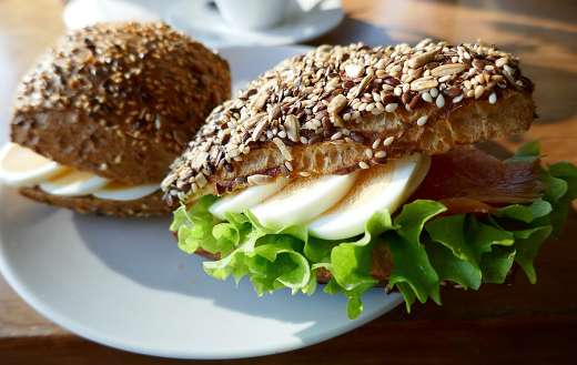 Cheese egg sandwich