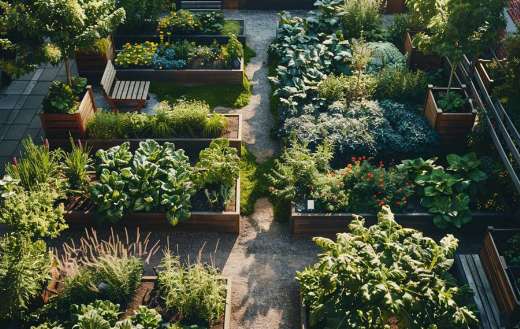 A community garden