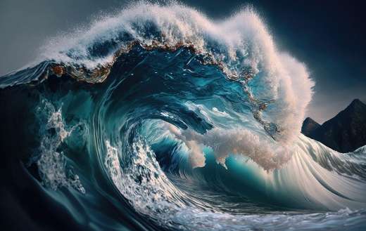 Tsunami waves