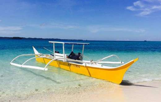 Yellow color boat