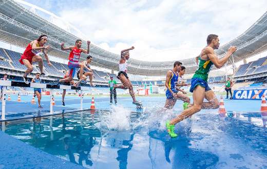 Action athletes competition