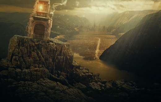 Fantasy landscape