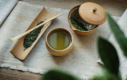 Organic green tea