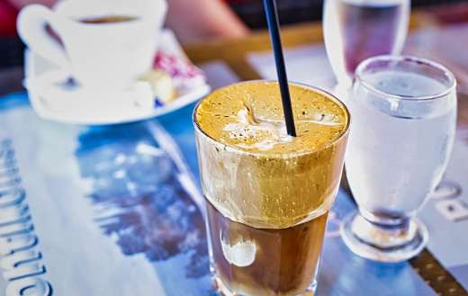 Ice coffee cold