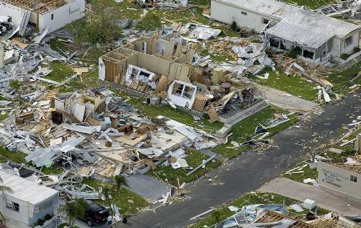 Hurricane devastation