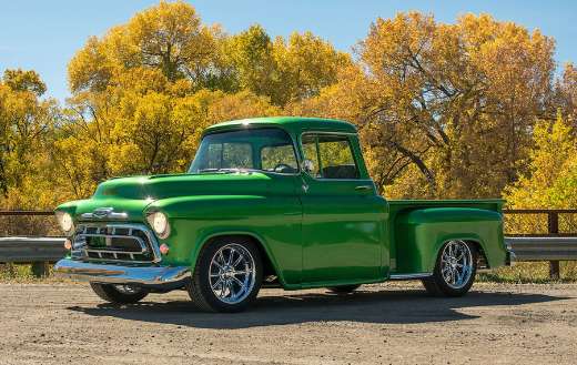 Old green truck